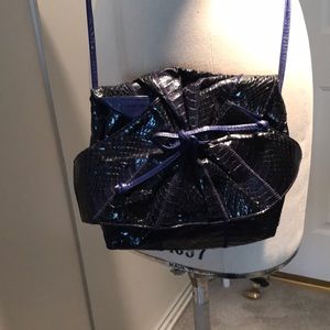 CLEMENTE SNAKESKIN BAG